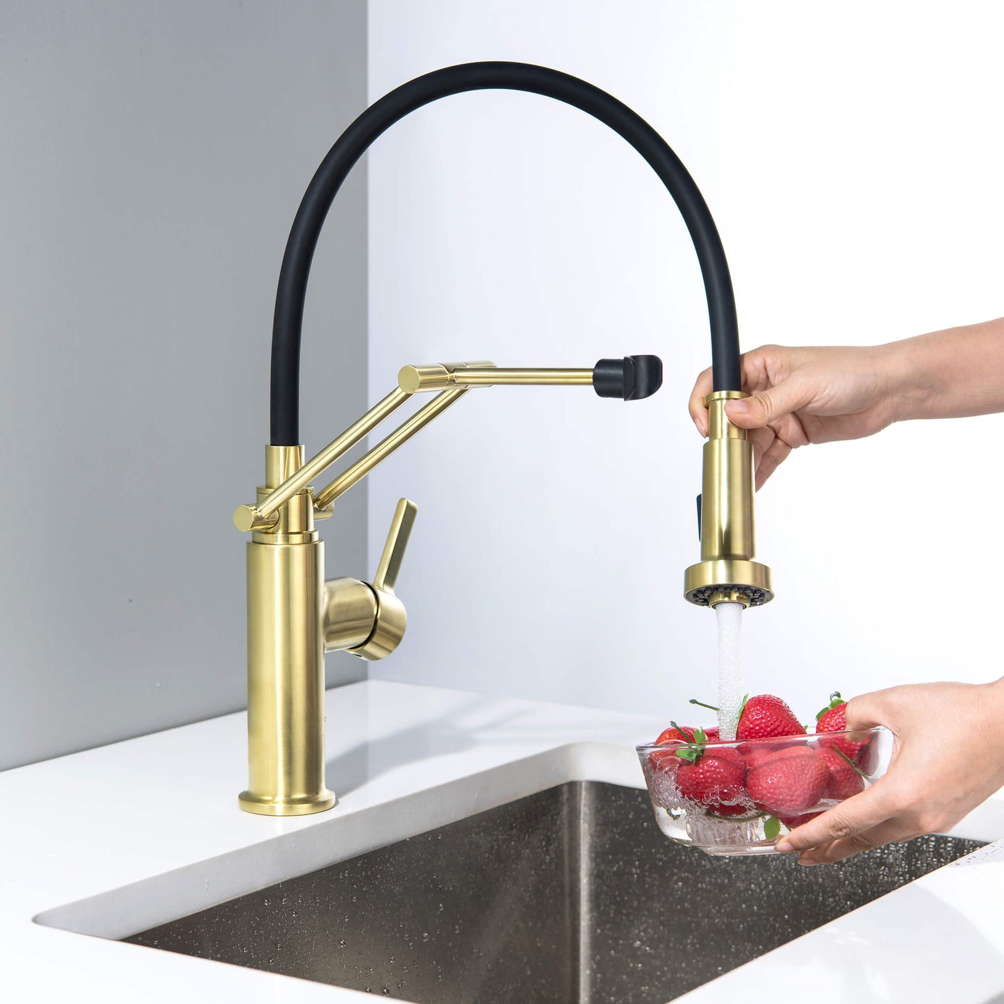 Vista Single Handle Pull Down Kitchen Faucet