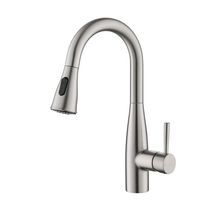 Plano Single Handle Pull Down Kitchen Sink Faucet