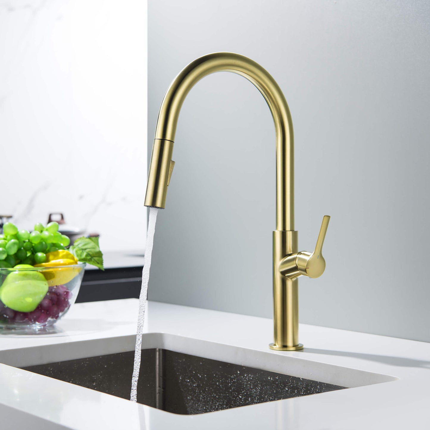 Neo Single Handle Pull Down Kitchen Sink Faucet