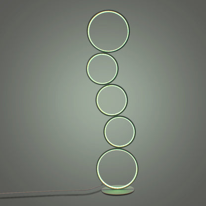 RGB Minimalist Circular Floor Lamp
