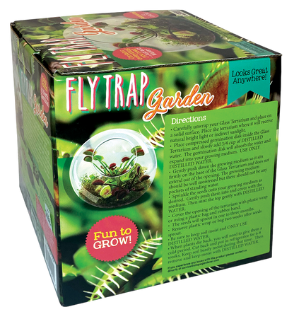 Flytrap Garden Glass Terrarium Seed Starting Kit