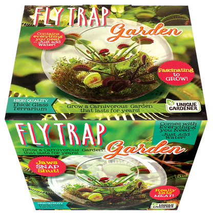 Flytrap Garden Glass Terrarium Seed Starting Kit