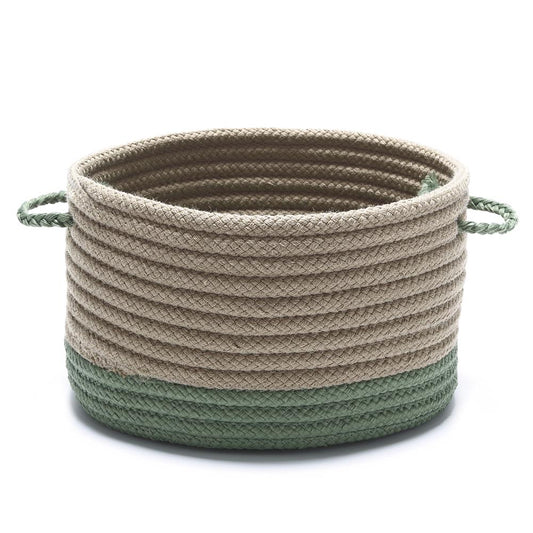 Colonial Mills IN61A017X010 17 x 17 x 10 in. Marina Round Basket | Home Decor | Kitchen + Metal