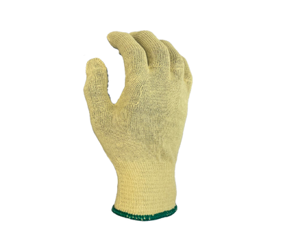 Task Gloves CM28547 15 gauge Aramid shell, One-sided Blue PVC blocks, ANSI Cut A2