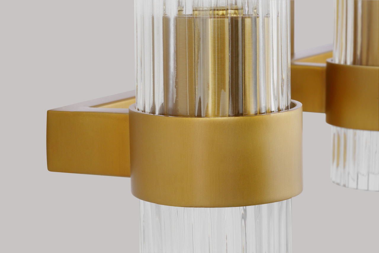 Visual Comfort Geneva 3-Light Vanity Sconce | CV1023 | Studio Collection