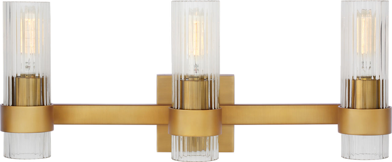 Visual Comfort Geneva 3-Light Vanity Sconce | CV1023 | Studio Collection