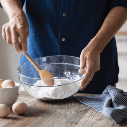 Mr. Woodware - Wooden Kitchen Spoons 10 Inch – Set of 12 | Spoons | Kitchen + Metal
