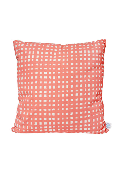Micro Grid throw pillow