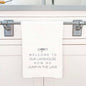 Welcome Lakehouse (Canoe) - Cotton Tea Towel