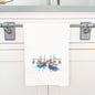 Docked Boats - Cotton Tea Towel