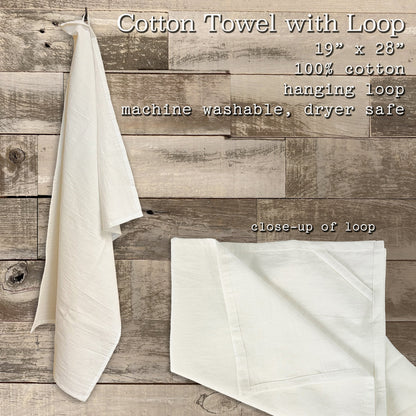 Blue Oyster Bloom - Cotton Tea Towel