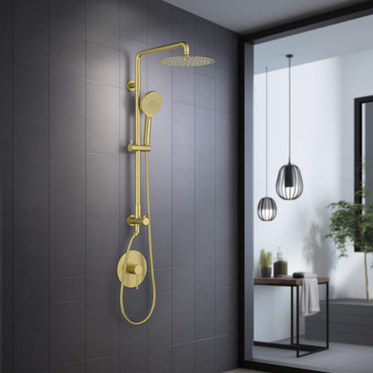 Halo Pressure Balanced 2-Function Shower Column with Rough In Valve