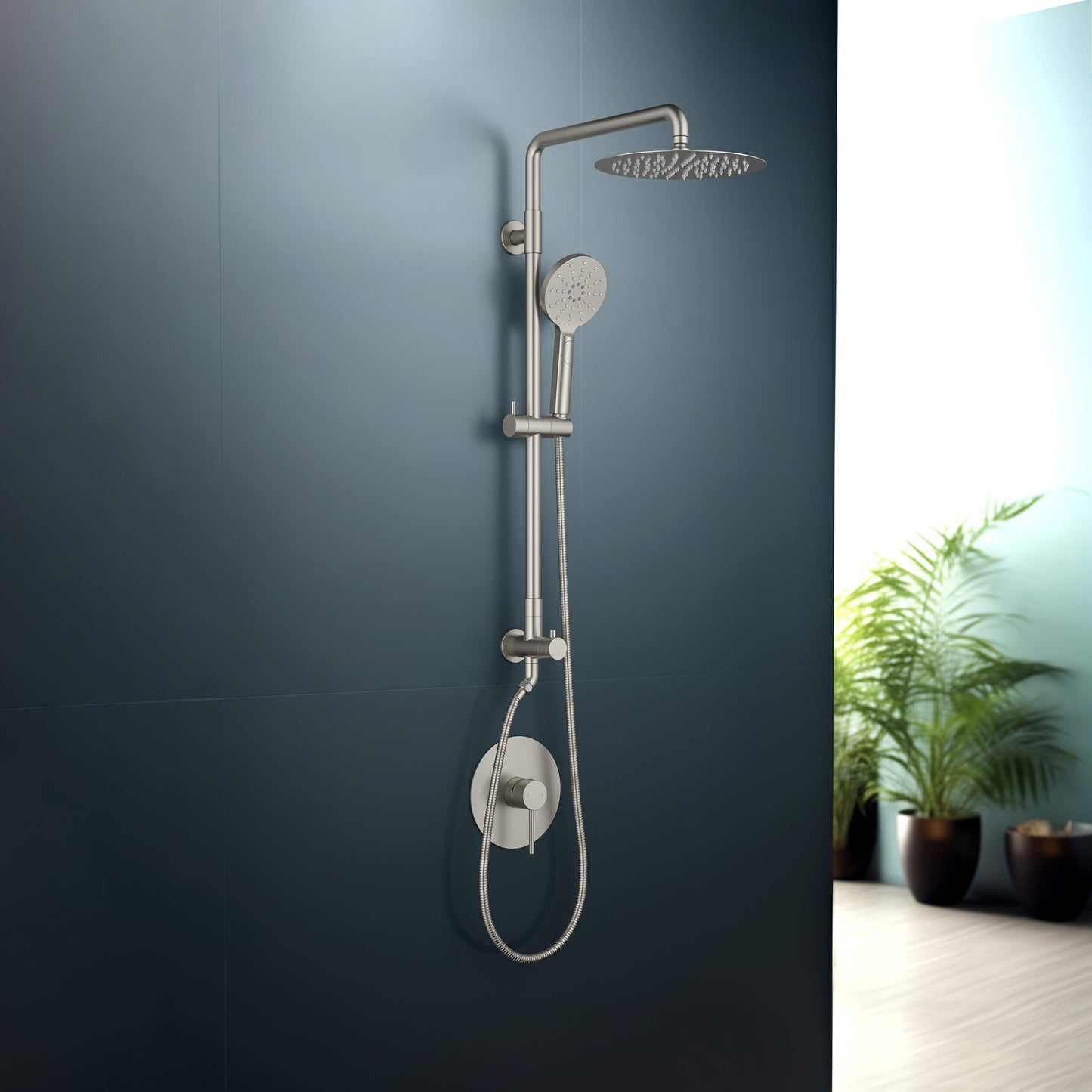 Halo Pressure Balanced 2-Function Shower Column with Rough In Valve