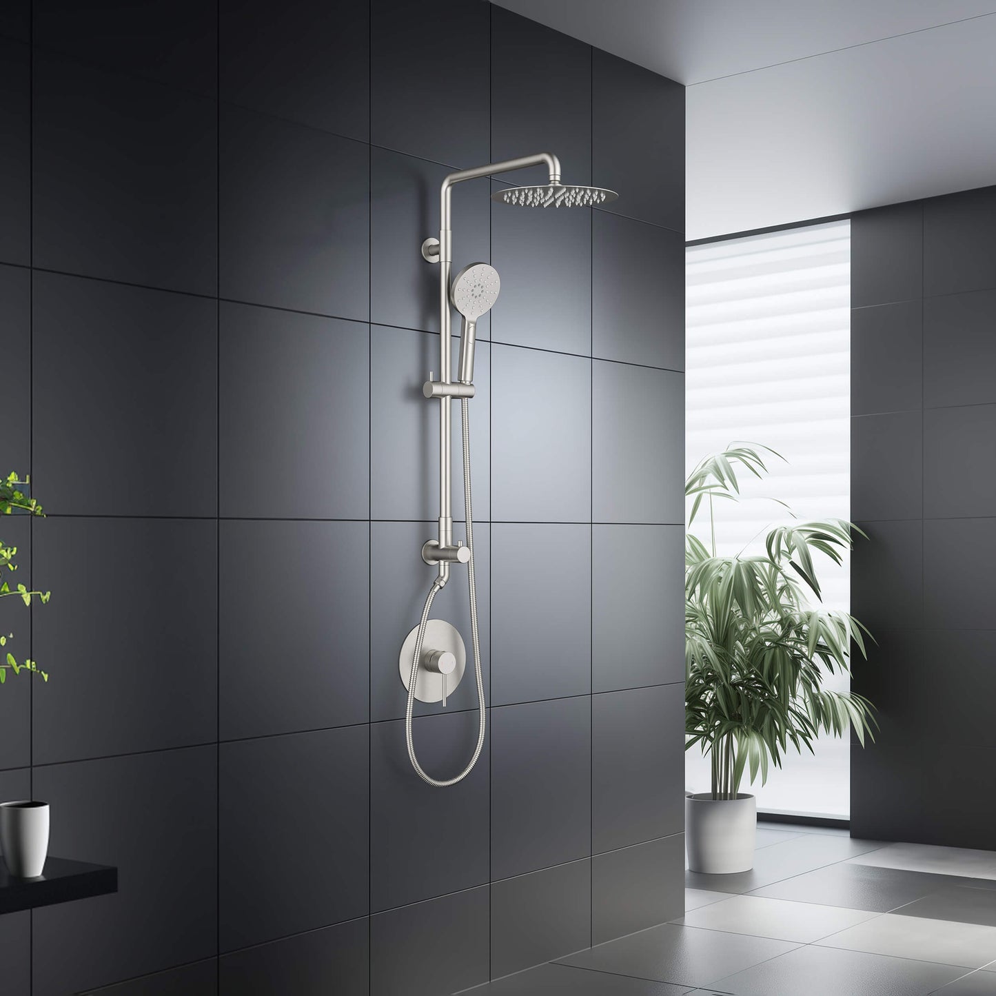 Halo Pressure Balanced 2-Function Shower Column with Rough In Valve