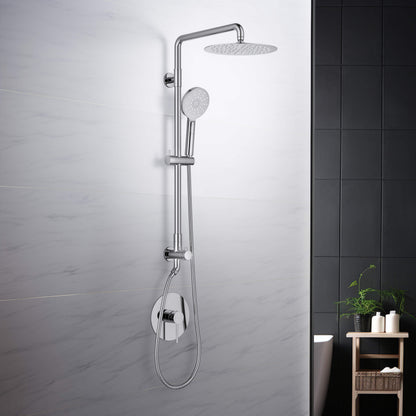 Halo Pressure Balanced 2-Function Shower Column with Rough In Valve
