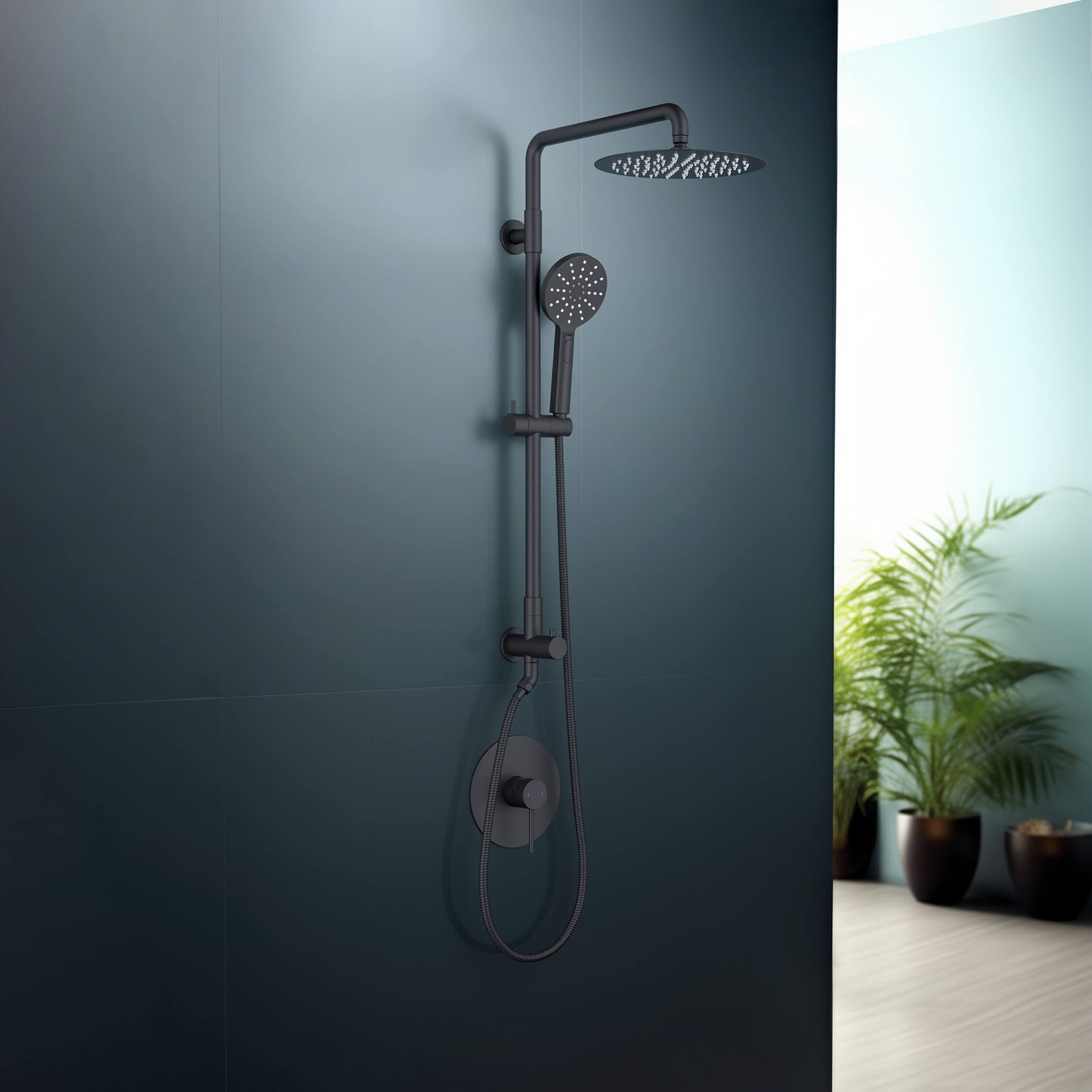 Halo Pressure Balanced 2-Function Shower Column with Rough In Valve