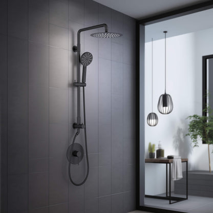 Halo Pressure Balanced 2-Function Shower Column with Rough In Valve