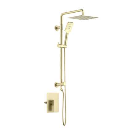 Quadra Pressure Balanced 2-Function Shower Column with Rough In Valve