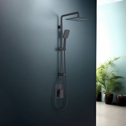 Quadra Pressure Balanced 2-Function Shower Column with Rough In Valve