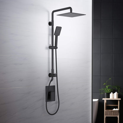 Quadra Pressure Balanced 2-Function Shower Column with Rough In Valve