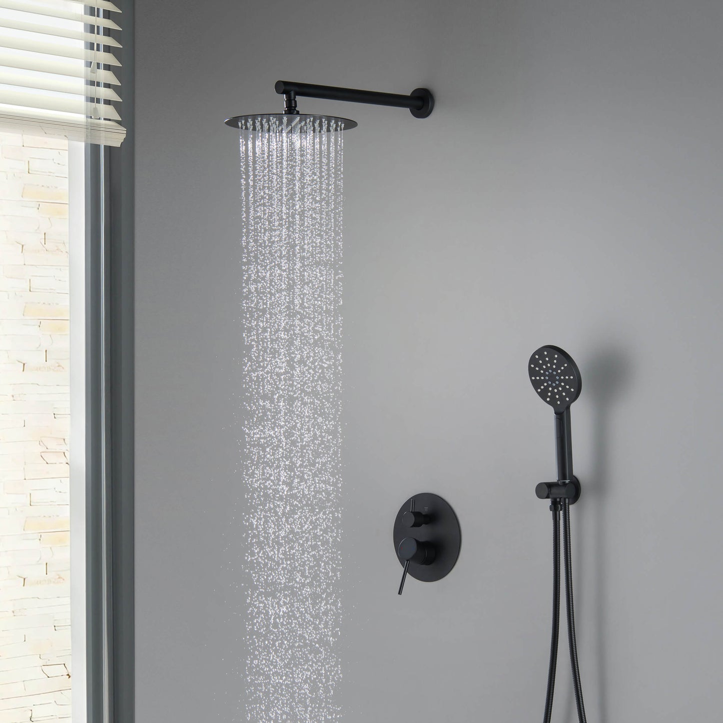 Halo Pressure Balanced 2-Function Shower System with Rough-In Valve