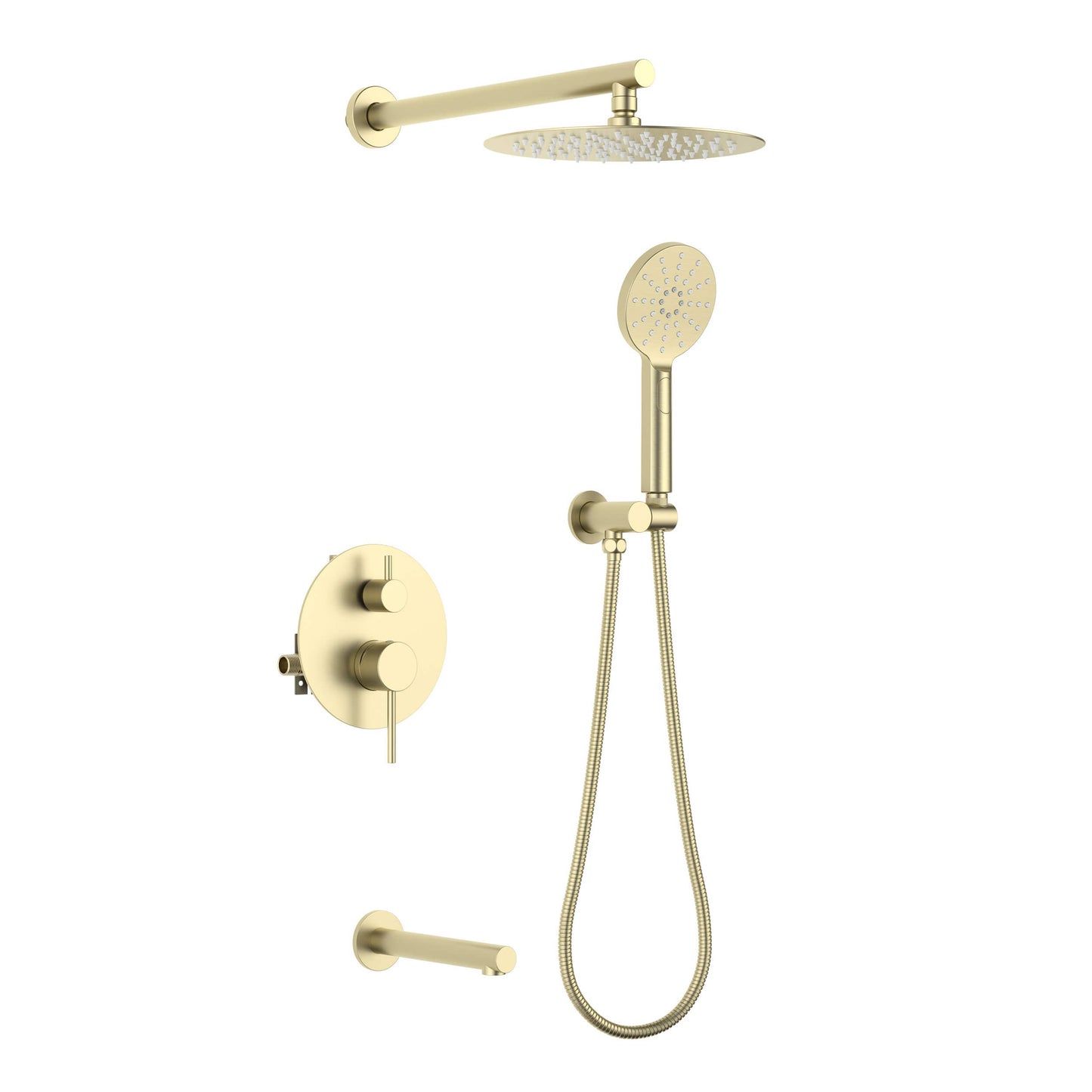Halo Pressure Balanced 3-Function Shower System with Rough-In Valve