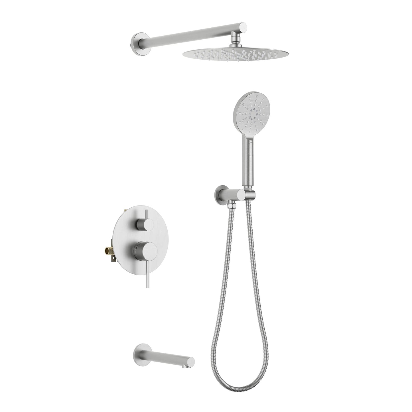 Halo Pressure Balanced 3-Function Shower System with Rough-In Valve