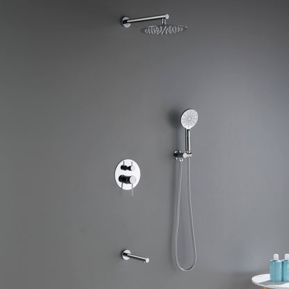Halo Pressure Balanced 3-Function Shower System with Rough-In Valve