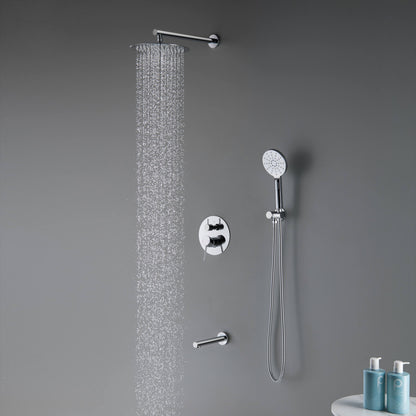 Halo Pressure Balanced 3-Function Shower System with Rough-In Valve