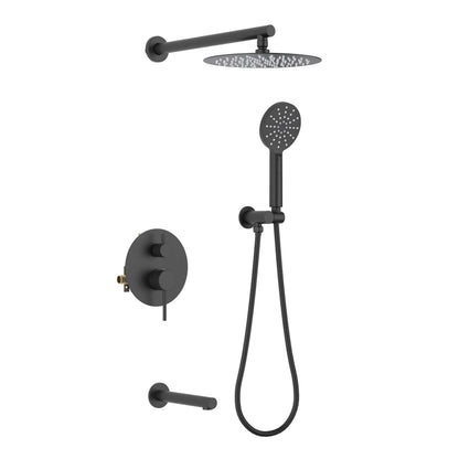 Halo Pressure Balanced 3-Function Shower System with Rough-In Valve