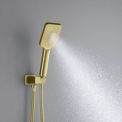 Quadra Pressure Balanced 3-Function Shower System with Rough-In Valve