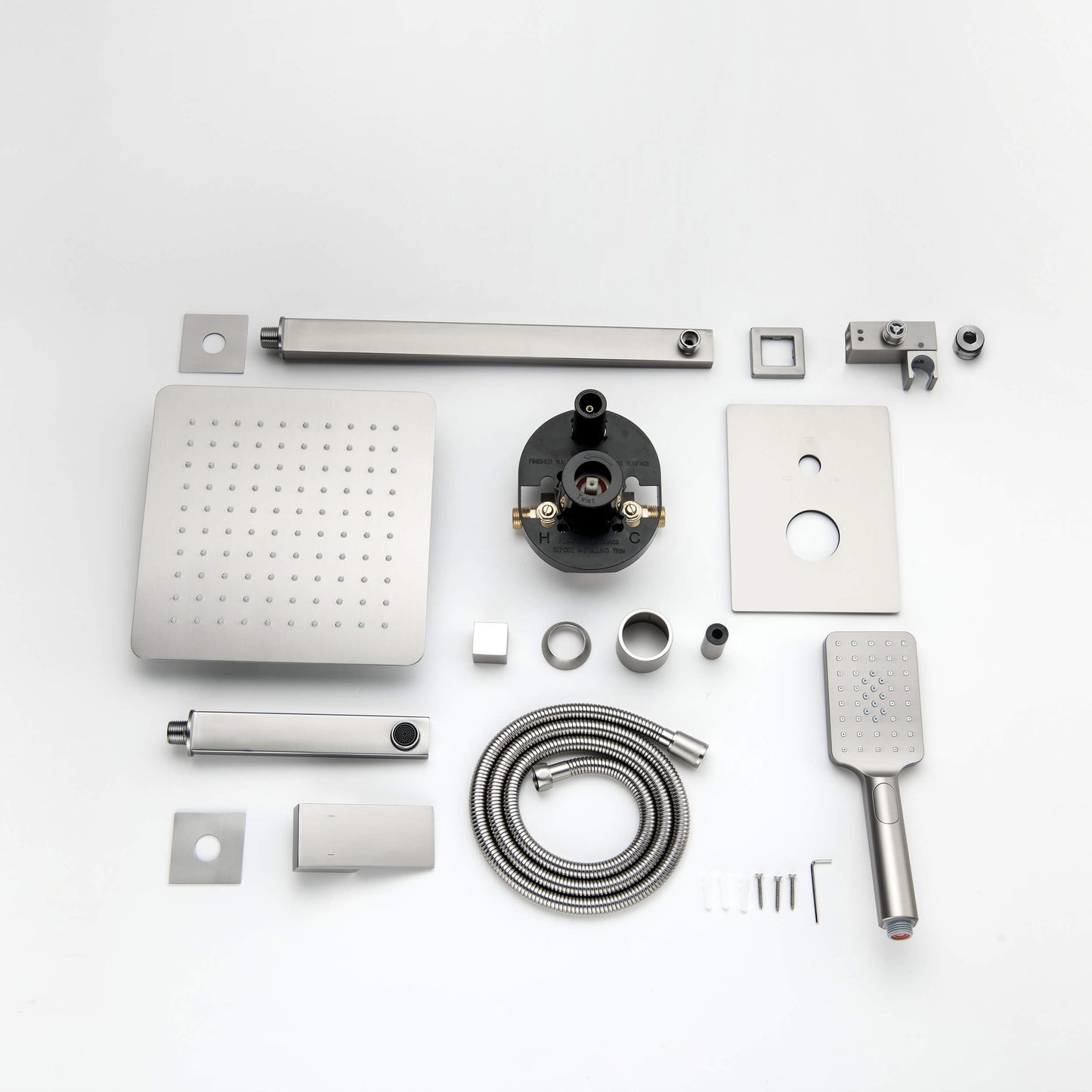 Quadra Pressure Balanced 3-Function Shower System with Rough-In Valve