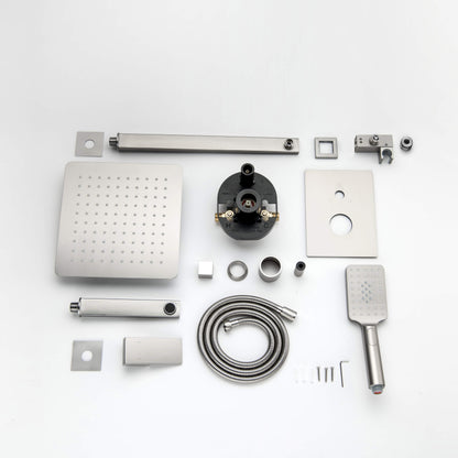 Quadra Pressure Balanced 3-Function Shower System with Rough-In Valve