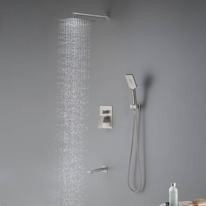 Quadra Pressure Balanced 3-Function Shower System with Rough-In Valve