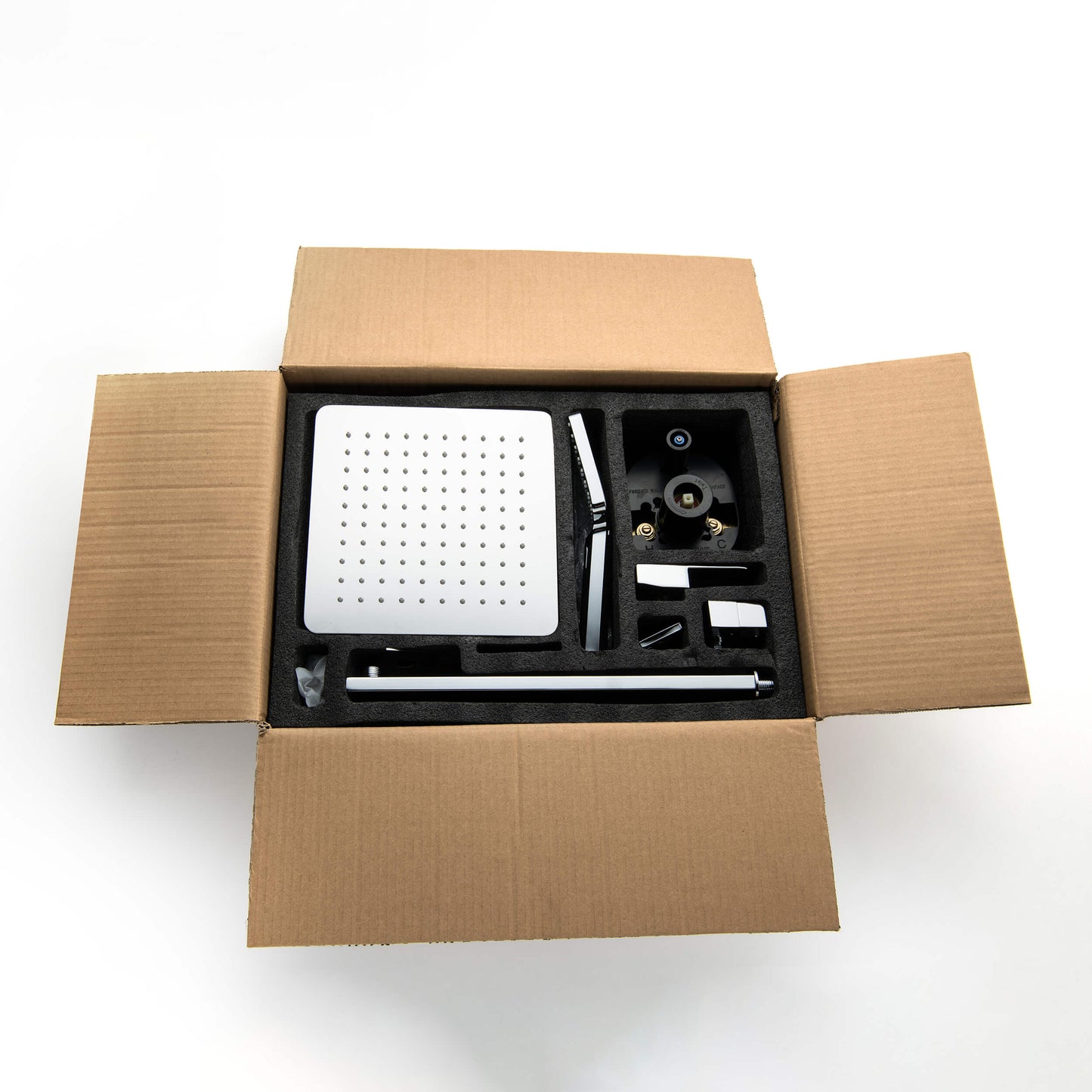 Quadra Pressure Balanced 3-Function Shower System with Rough-In Valve