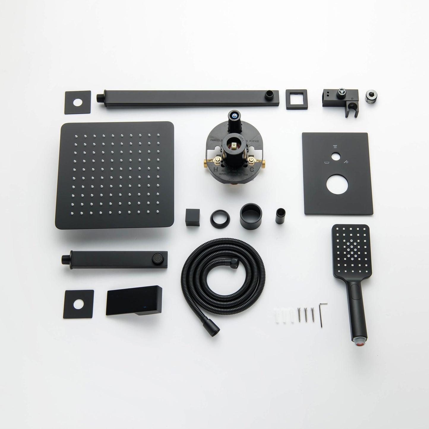 Quadra Pressure Balanced 3-Function Shower System with Rough-In Valve