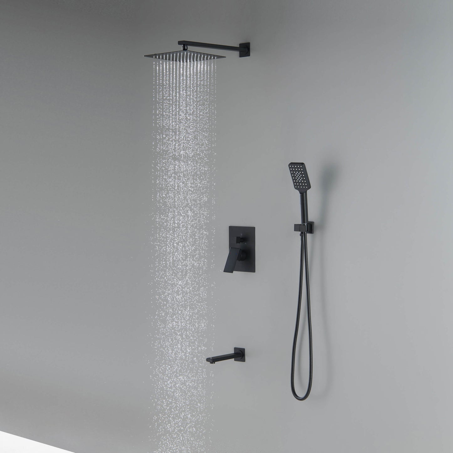 Quadra Pressure Balanced 3-Function Shower System with Rough-In Valve