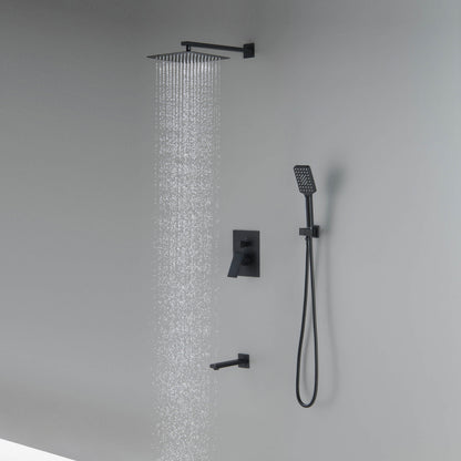 Quadra Pressure Balanced 3-Function Shower System with Rough-In Valve
