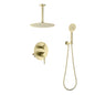 Halo Pressure Balanced 2-Function Ceiling Mount Shower System with Rough-In Valve