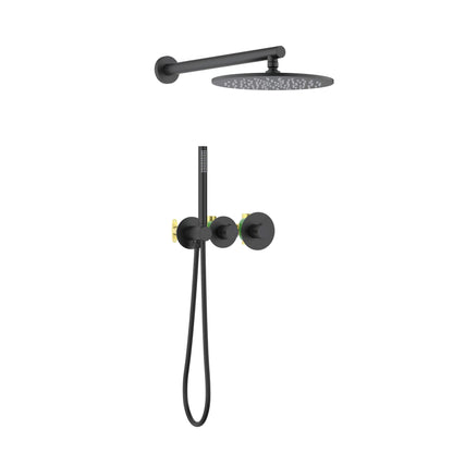 Halo 2 Way Thermostatic Shower System With Rough-in Valve