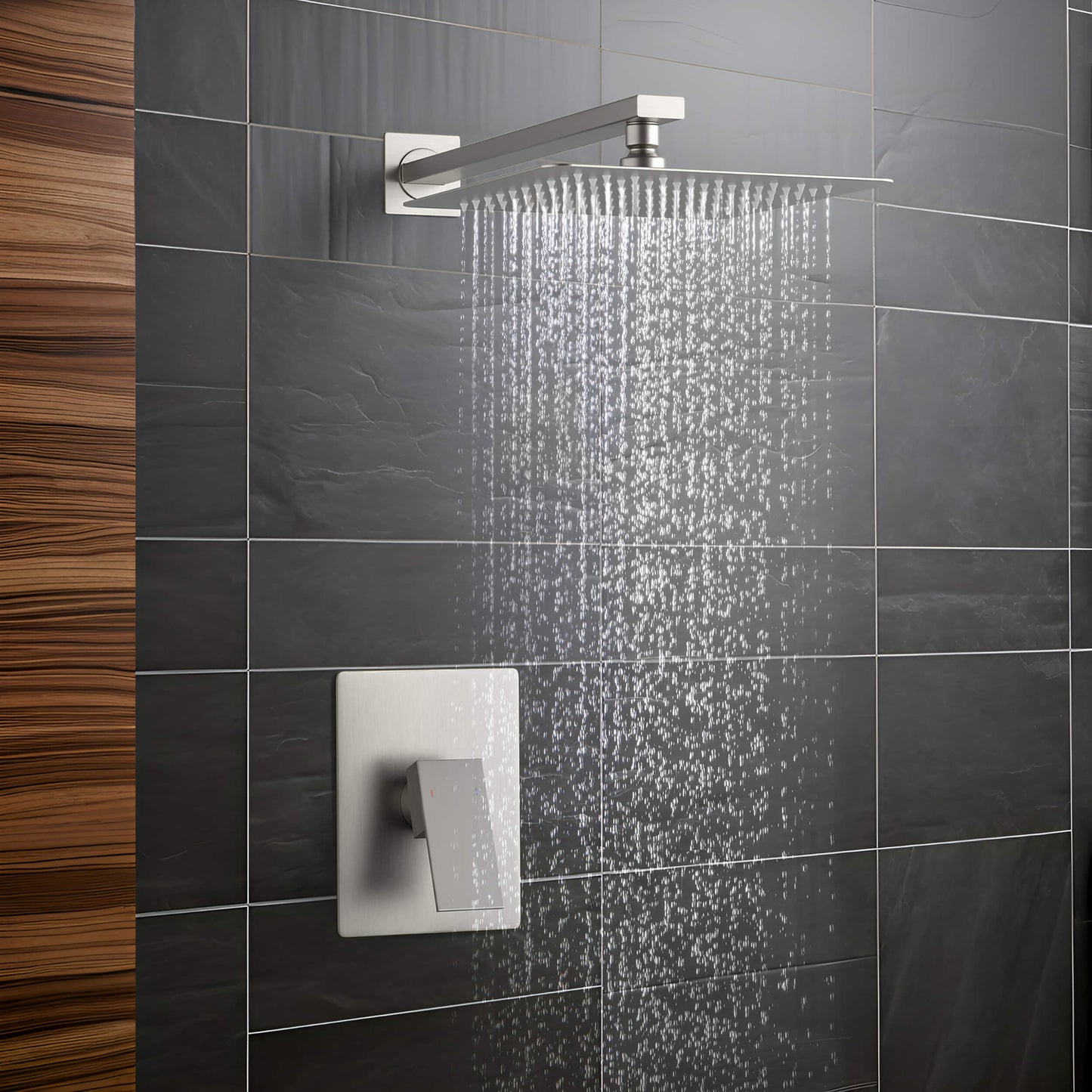 Quadra Pressure Balanced Single Function Shower System with Rough-In Valve
