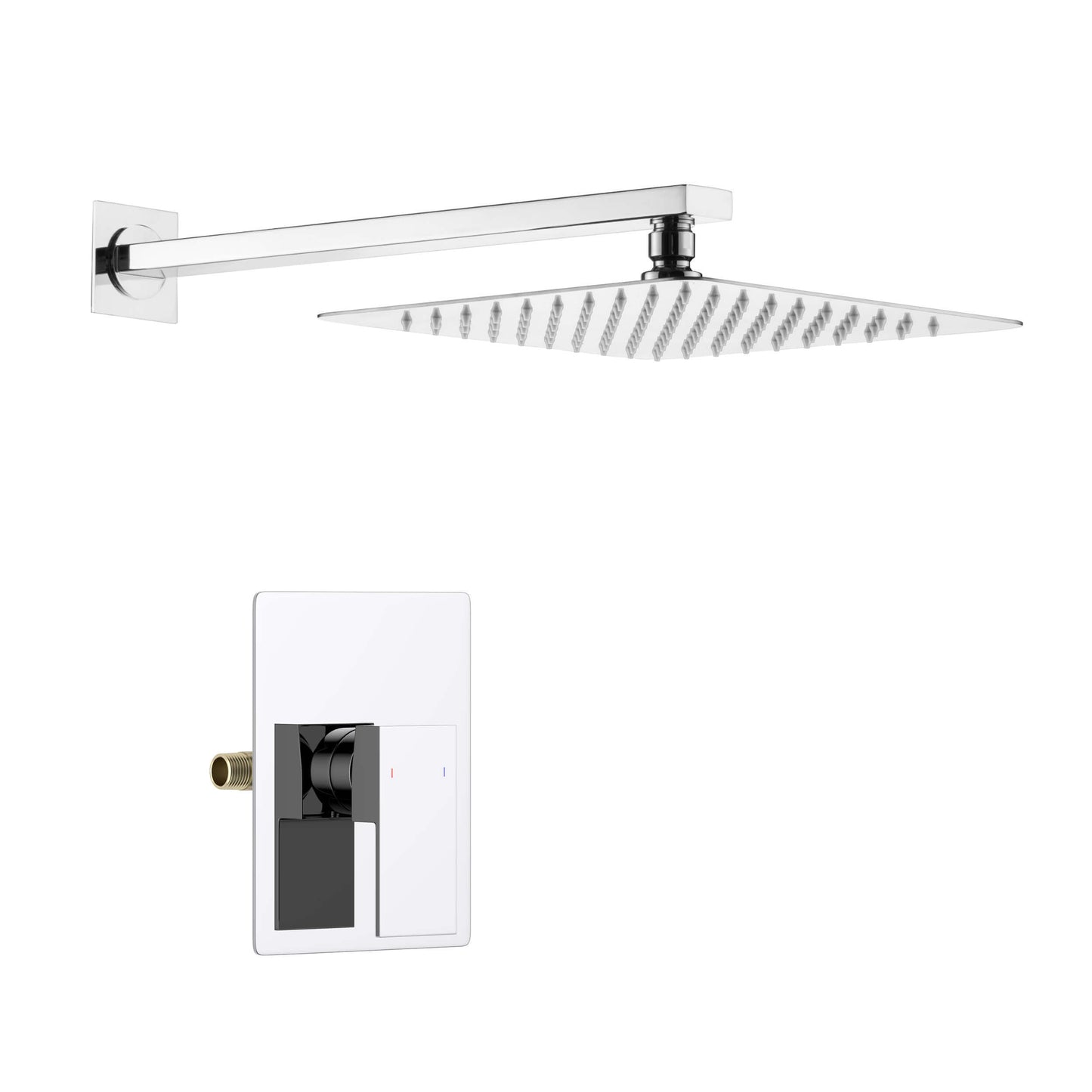 Quadra Pressure Balanced Single Function Shower System with Rough-In Valve