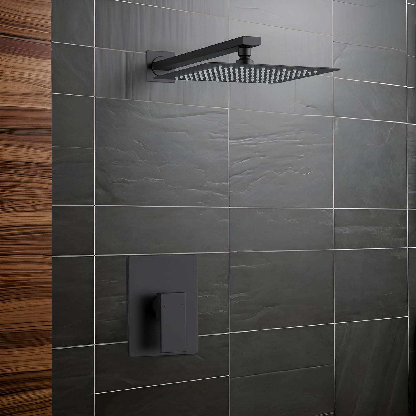 Quadra Pressure Balanced Single Function Shower System with Rough-In Valve