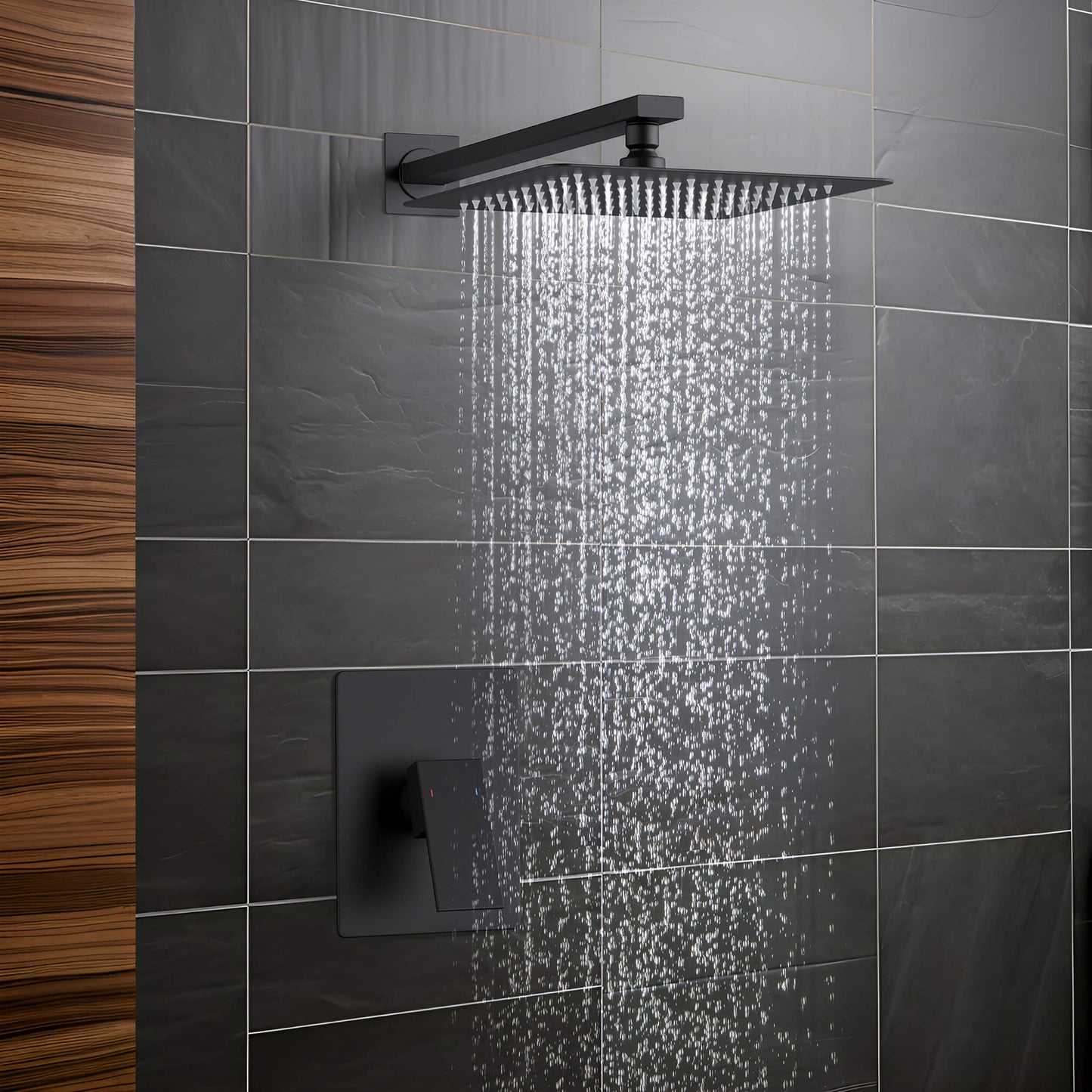 Quadra Pressure Balanced Single Function Shower System with Rough-In Valve
