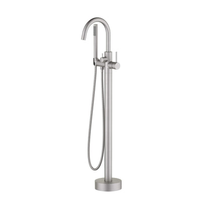 Halo Floor Mount Tub Filler With Hand Shower