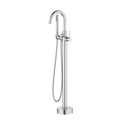 Halo Floor Mount Tub Filler With Hand Shower
