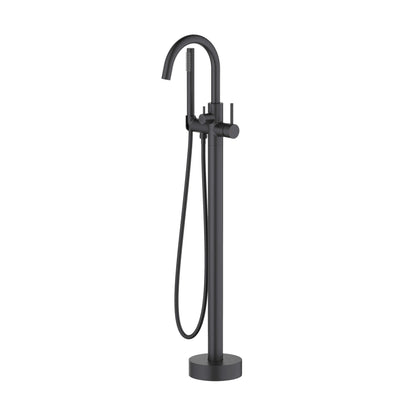 Halo Floor Mount Tub Filler With Hand Shower