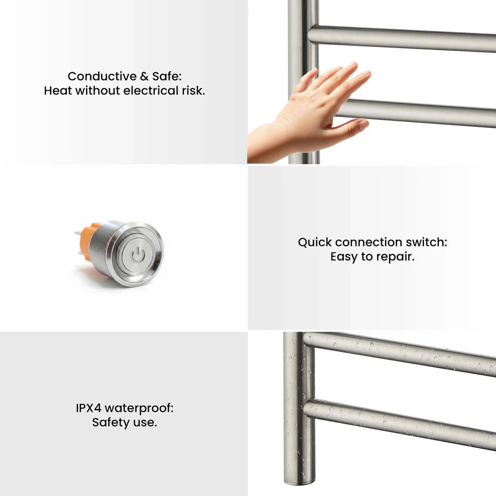 24" x 30-1/4" Wall Mounted ETL Certified Stainless Steel Towel Warmer