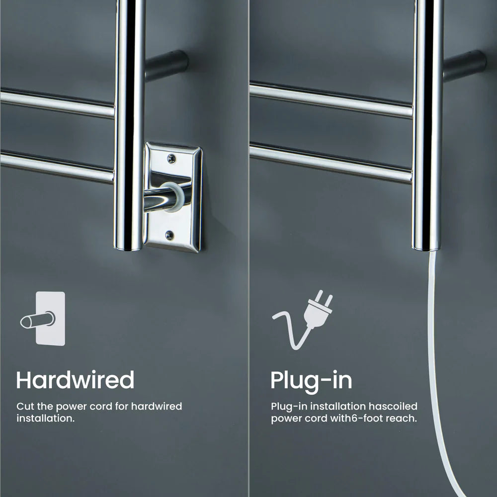 24" x 30-1/4" Wall Mounted ETL Certified Stainless Steel Towel Warmer