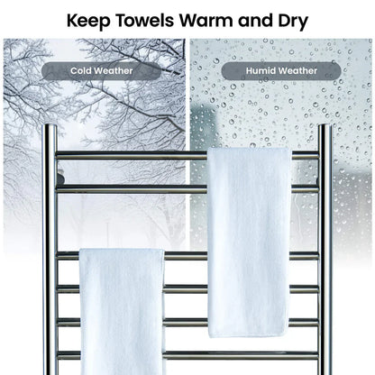 24" x 30-1/4" Wall Mounted ETL Certified Stainless Steel Towel Warmer
